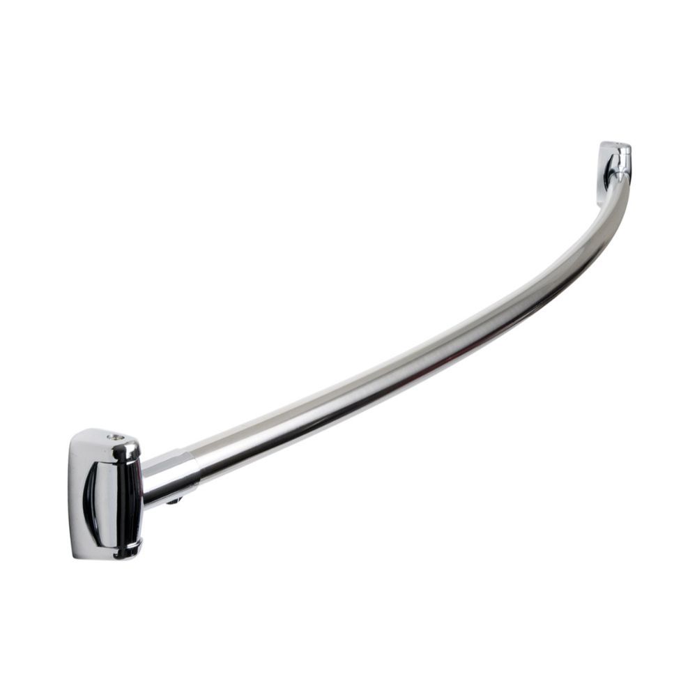 Sure-Loc Hardware SCR-CV1 26 Curved Shower Curtain Rod Fixed in Polished Chrome